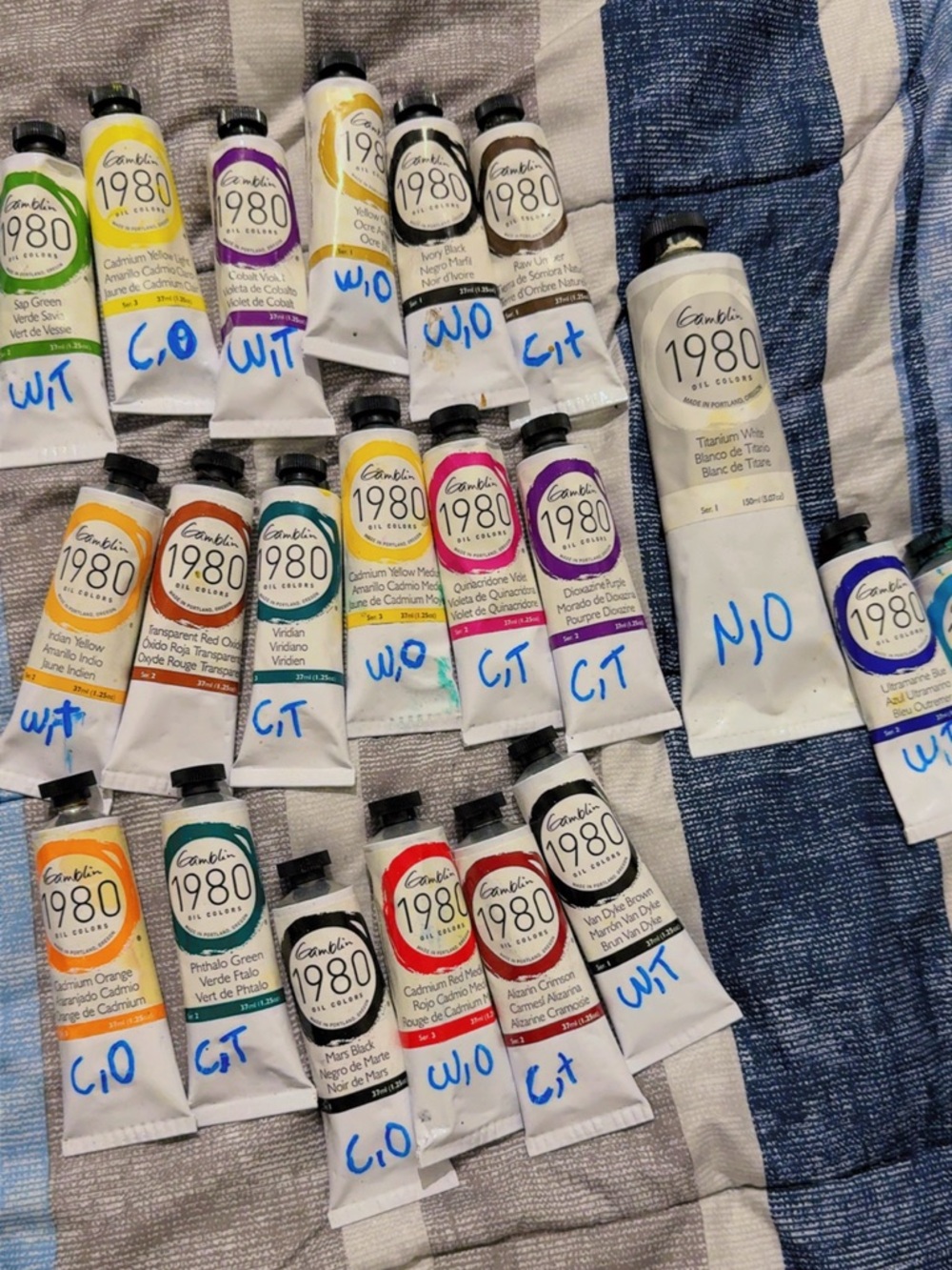 Gamblin 1980 Oil Color Tubes - Assorted Colors